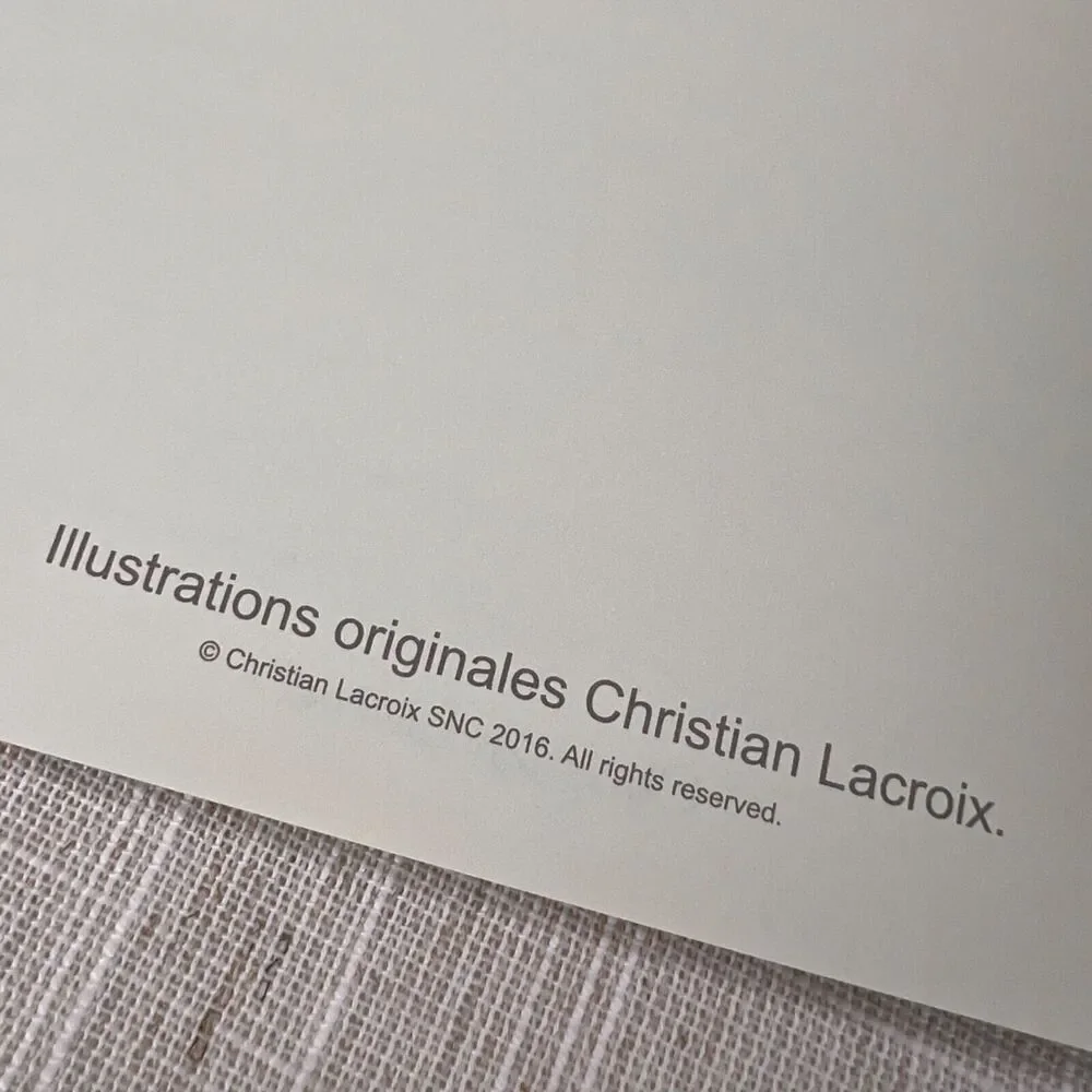 Christian Lacroix Paris Softcover Journal Les Madone Atalante Layflat Notebook